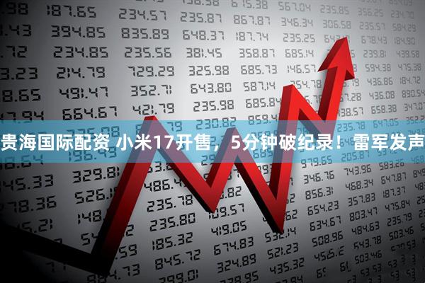 贵海国际配资 小米17开售，5分钟破纪录！雷军发声